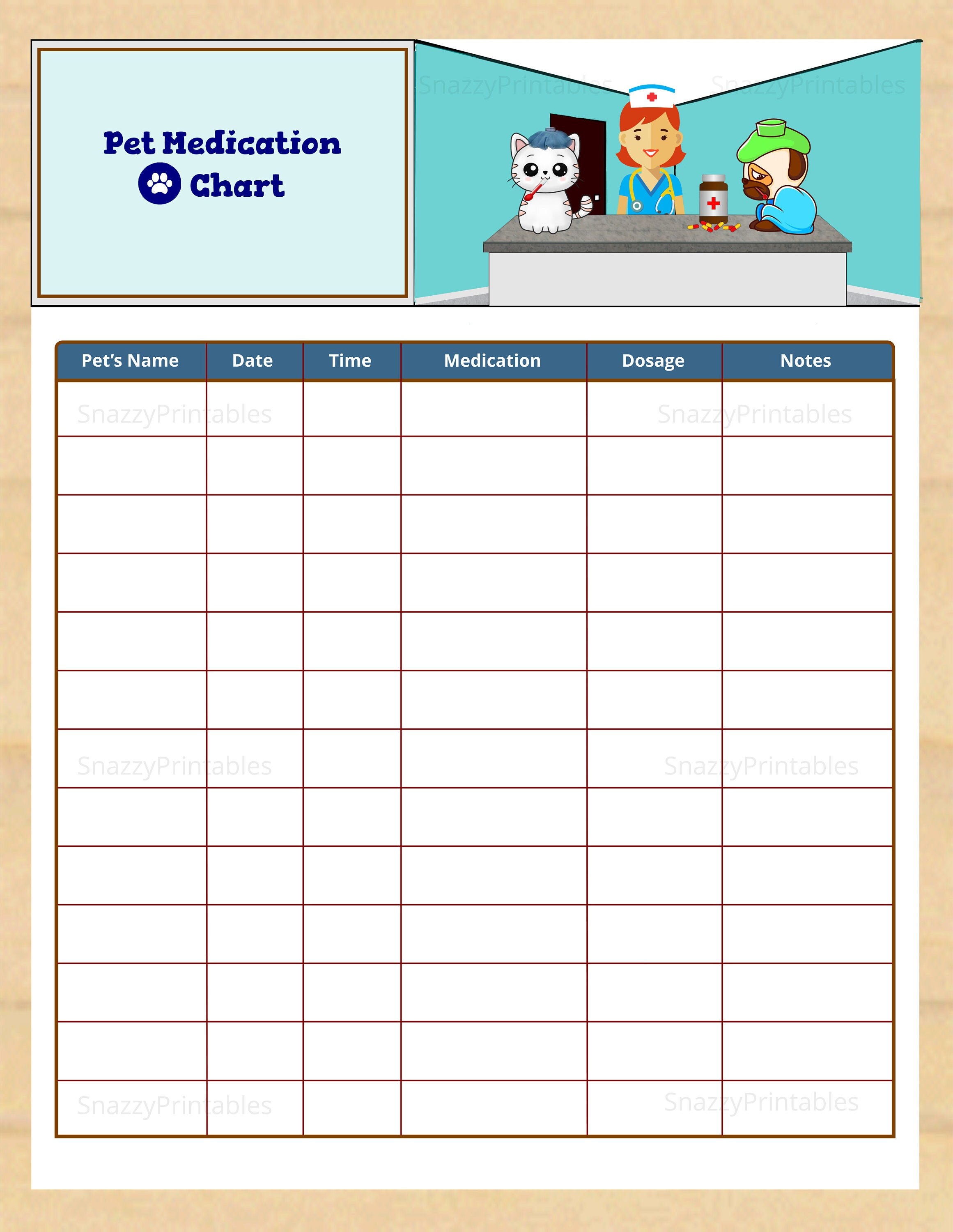 pet-medication-chart-printable-dog-medication-log-cat-etsy-ireland