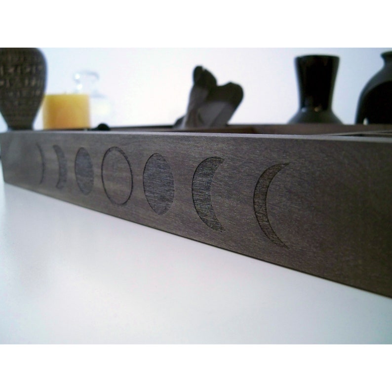 Altar box Oracle card box Deck box Altar table Moon phase ...