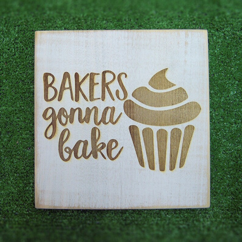 Bakers gonna bake kitchen sign kitchen signs funny kitchen Etsy