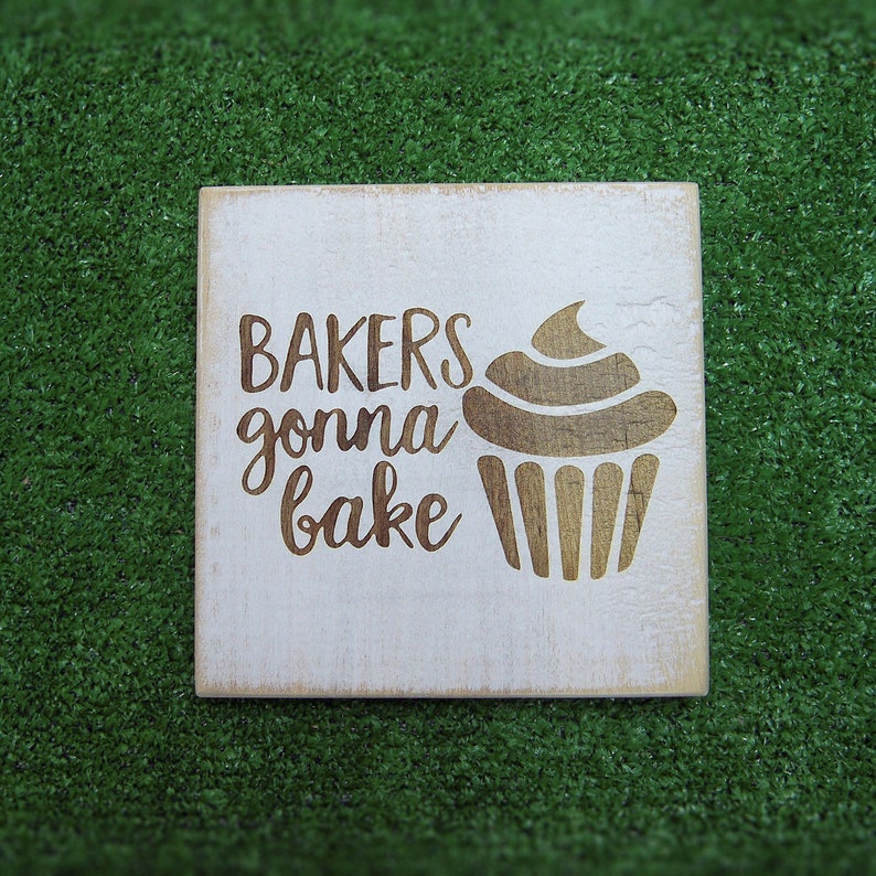 Bakers gonna bake kitchen sign kitchen signs funny kitchen Etsy
