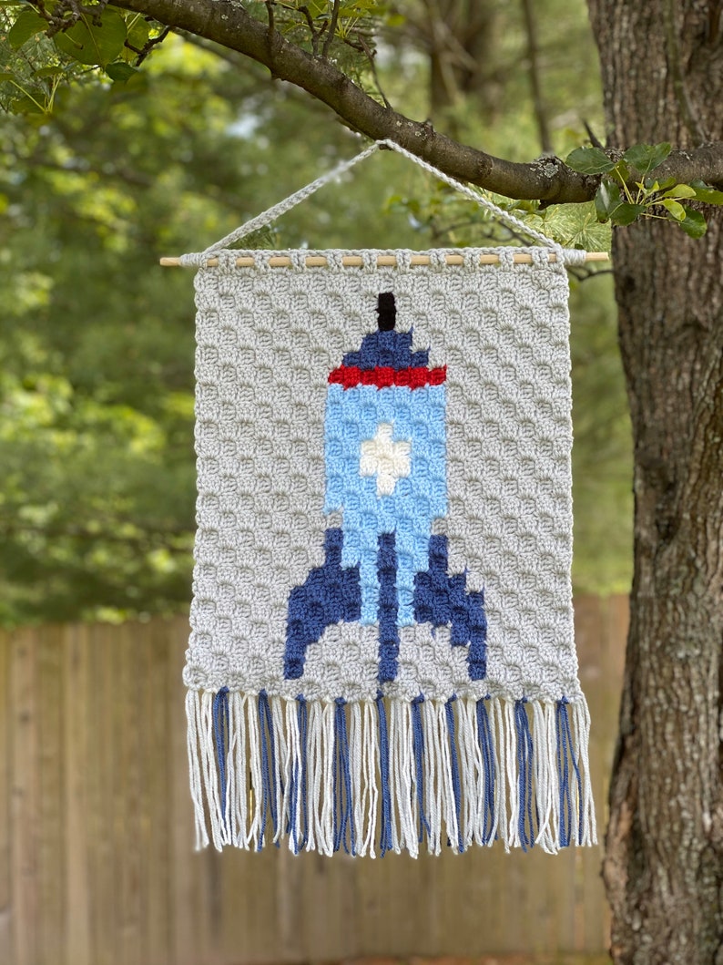 Rocket Ship Wall Decor Space Wall Hanger Etsy