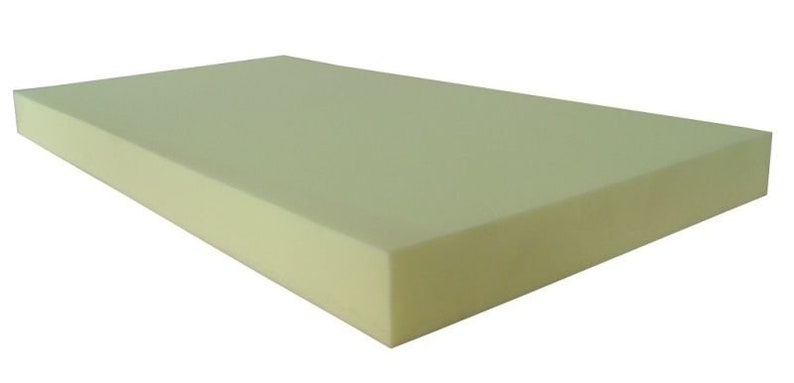 Conventional Polyurethane Foam Pad Made in the USA 33LB Upholstery Foam 6 Inch Thick Sheet 38in x 78in