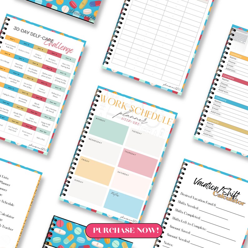 Digital Planner for Nurses, Digital Nursing Planner, Nursing Digital