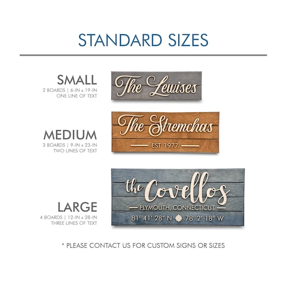 Normal Name Board Name Board Standard Size