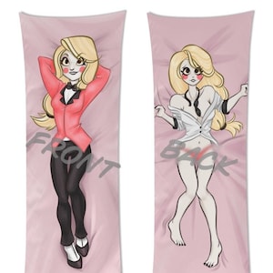 Charlie Dakimakura | Hazbin Hotel-Inspired Double-Sided Body Pillow Case | SFW & NSFW Character Pillow | 18+ Fan Art Gift for Adults