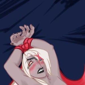Vaggie Dakimakura | Hazbin Hotel-Inspired Double-Sided Body Pillow Case | 18+ NSFW Anime Waifu Art | Naughty Gift for Adults Only