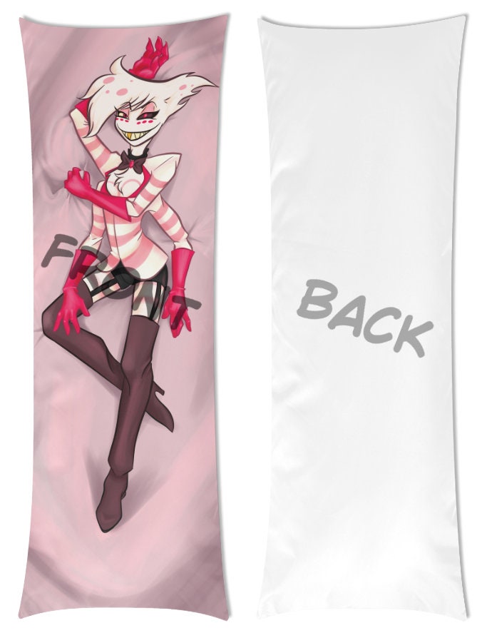 SFW Hazbin Hotel inspired Angel Dust singlesided body pillow Etsy