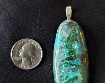 Shattuckite Gemstone Pendant