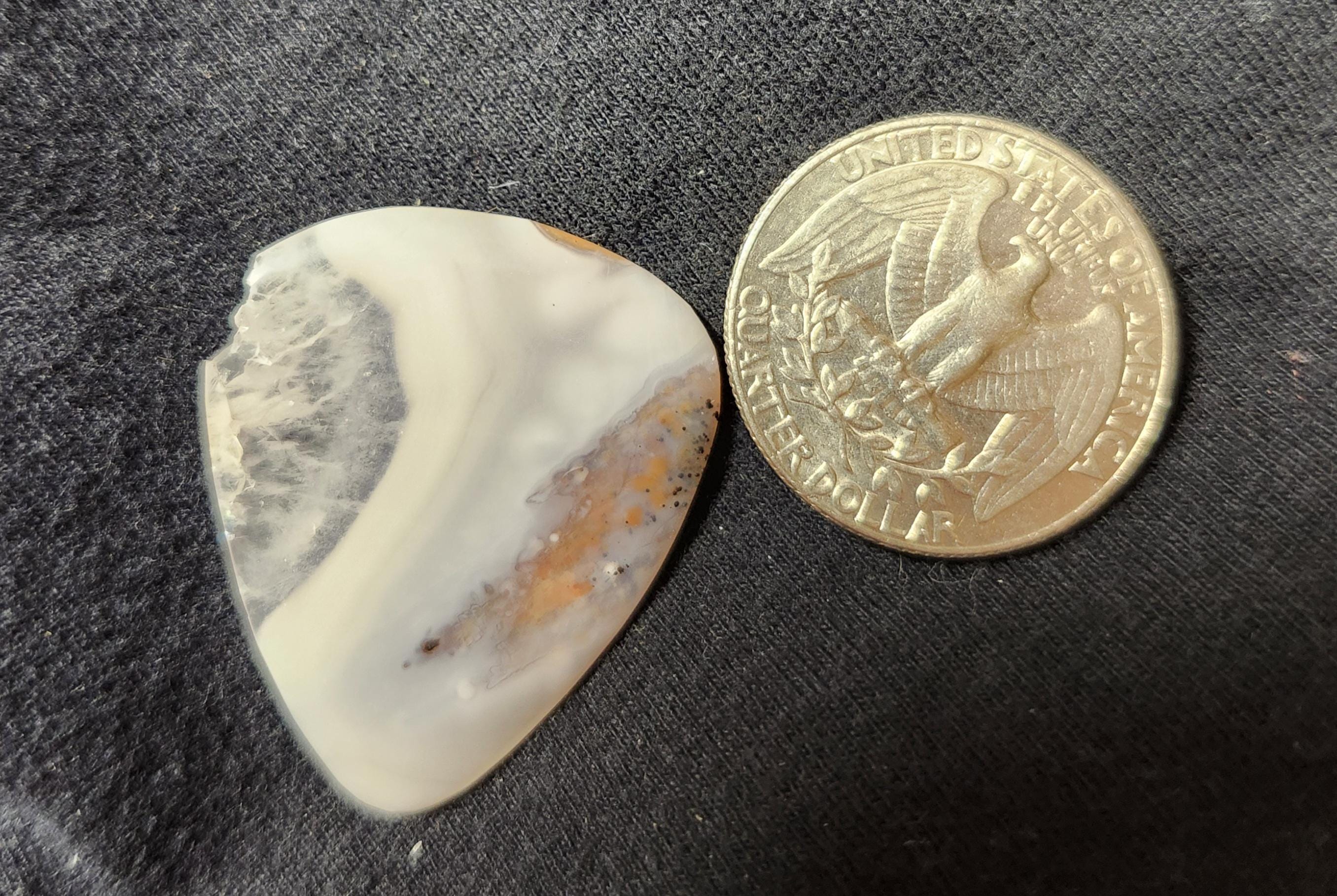 Stone Guitar Pick (Moroccan Nodule)