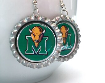 Marshall University HERDS Handmade Earrings