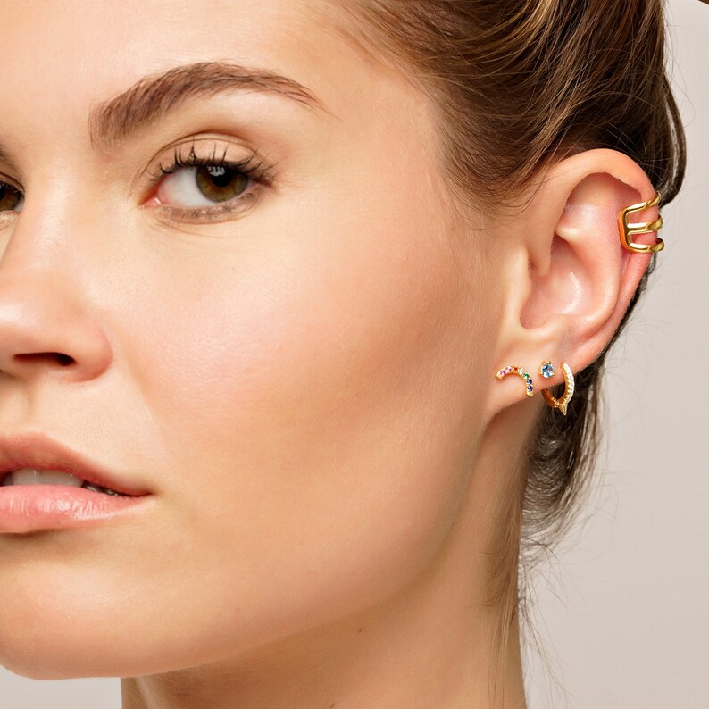 Second stud earrings designs Clearance