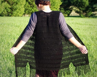 Indie Boho Vest Crochet Pattern