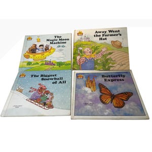 Magic Castle Readers 4 Vintage Children&#39;s Books By Child Horizons Hardcover