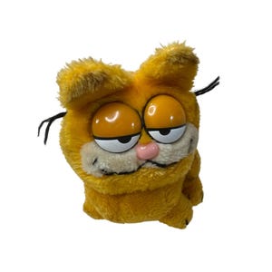 Vintage Garfield Plush Toy 1981 Paws Inc. 6&quot; Orange Cat Stuffed Animal Plush