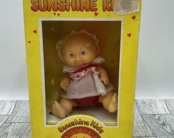 Vintage Playmates Sunshine Kids Doll New in Box 6 Inch Baby Doll