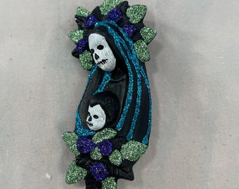 Madonna and child ornament