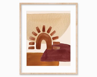 Sun Art Printable, Digital Download Printable, Nursery Wall Art