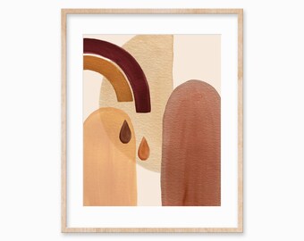 Abstract Rainbow Printable, Nursery Wall Art, Digital Download