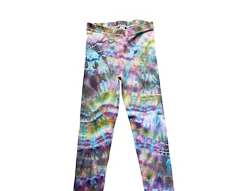 XS Tie Dyed Leggings/Handmade/