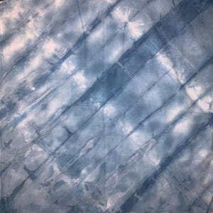 Bandana/Wall Hanging/Many Uses!  Shibori Indigo Dye