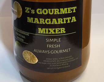 Margarita Mixer Key Lime Fresh Lemon Grass Mix