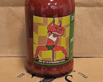 Ghost Pepper, Reaper and Scorpion Pepper Mash 16 oz fliptop Bottle TRIPLE XXX