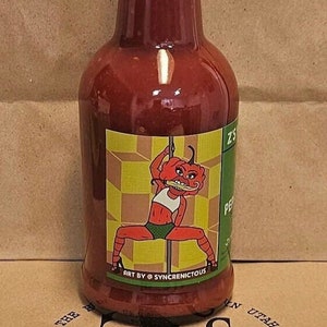 Ghost Pepper, Carolina Reaper Scorpion Pepper Hot Sauce Pepper Mash EXTREME Heat No Extracts Homegrown Peppers No Spray Property