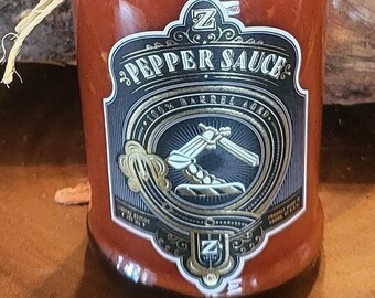 Rye Whiskey Barrel Aged Pepper Sauce 16 oz Fliptop Bottle