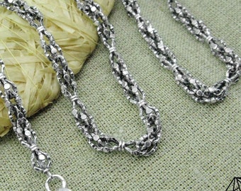 Thick Chain Silver Chain for Man/ Silver Necklace Men's Chain / Heavy Sterling Chain Man's Chain / Thick Silver Chain Handmade