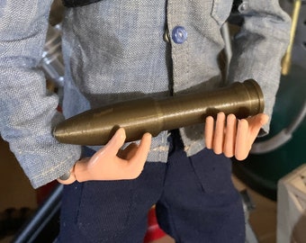 2 Bazooka Shells, 3D printed replica for GI Joe / Action Man