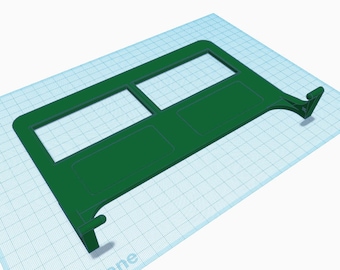 Jeep Windshield, GI Joe / Action Man 3d Printed Replica, Desert Patrol / 5 Star Jeep