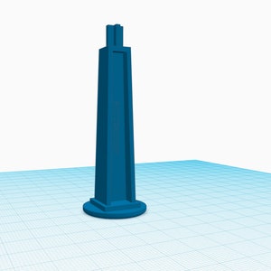 SMDM Stand Leg, Six Million Dollar Man, Bionic Transport / Repair Station, 3D Printed Replica