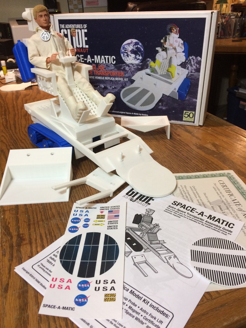 SPACE-A-MATIC 3D printed replica model kit