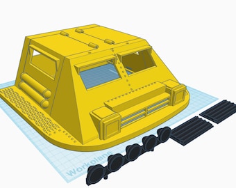 MSV Custom &#39;RECON&#39; Cab Top for the Mobile Support Vehicle 3D Print