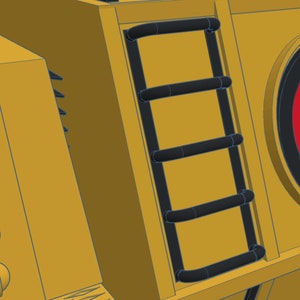 MSV Custom Mobile Support Vehicle Ladder Kit, 3D Printed GIjOE Adventure Team