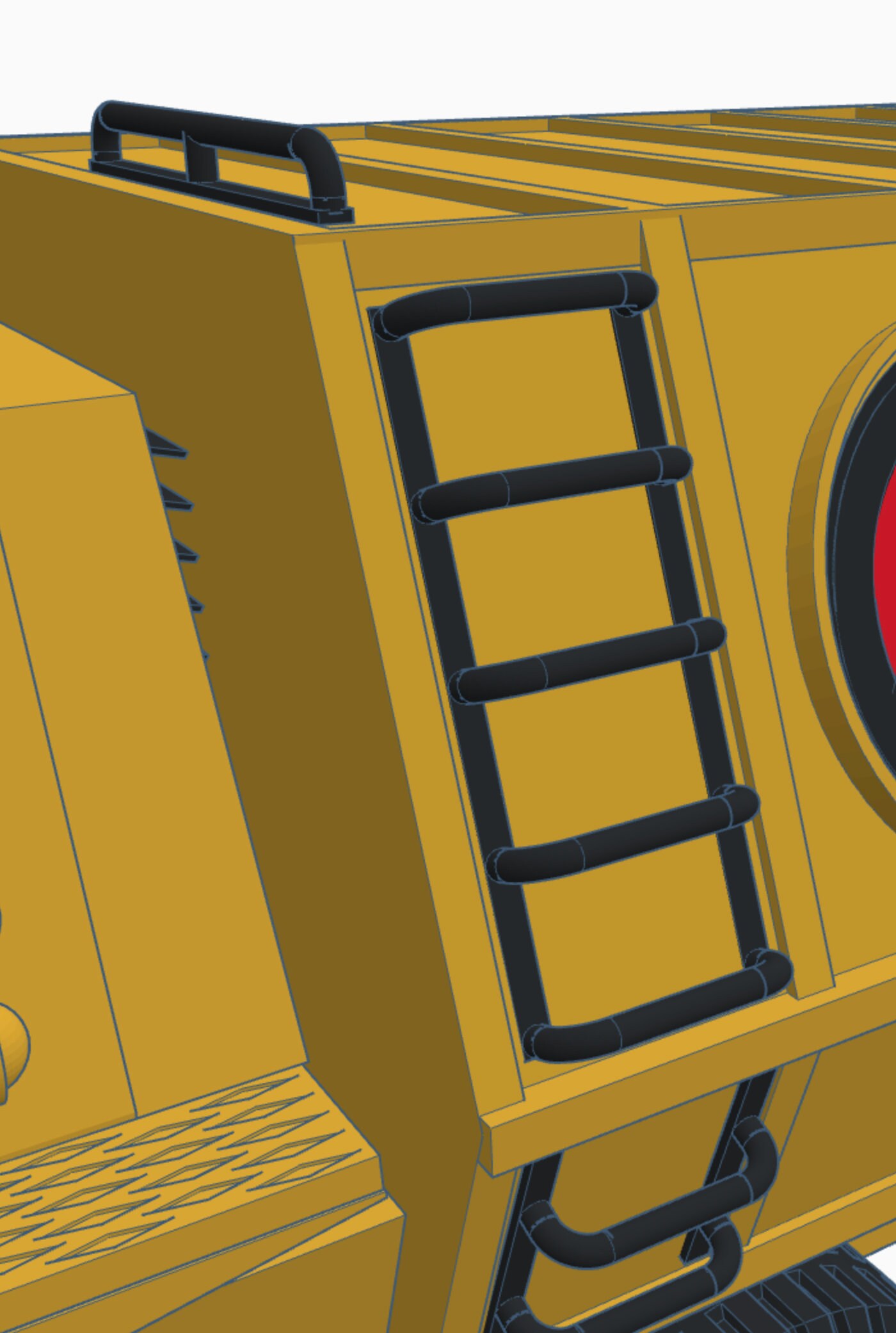MSV Custom Mobile Support Vehicle Ladder Kit, 3D Printed GIjOE Adventure Team