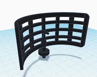 Antena de radar TroubleShooter, vehículo TroubleShooter del equipo de aventuras GI Joe, réplica impresa en 3D