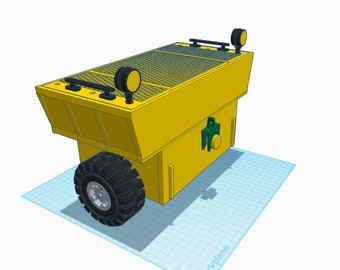 MSV Custom &#39;RECON&#39; Trailer for the Mobile Support Vehicle 3D Print