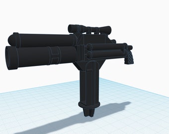 Montura de cañón para red de trampa grande GIjOE: réplica impresa en 3D