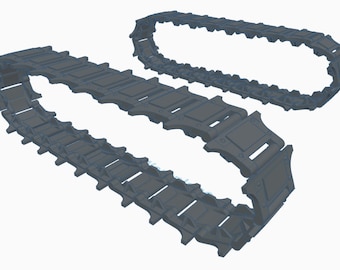 Orugas para el vehículo TroubleShooter del equipo de aventuras de GI Joe: Par de repuesto impreso en 3D