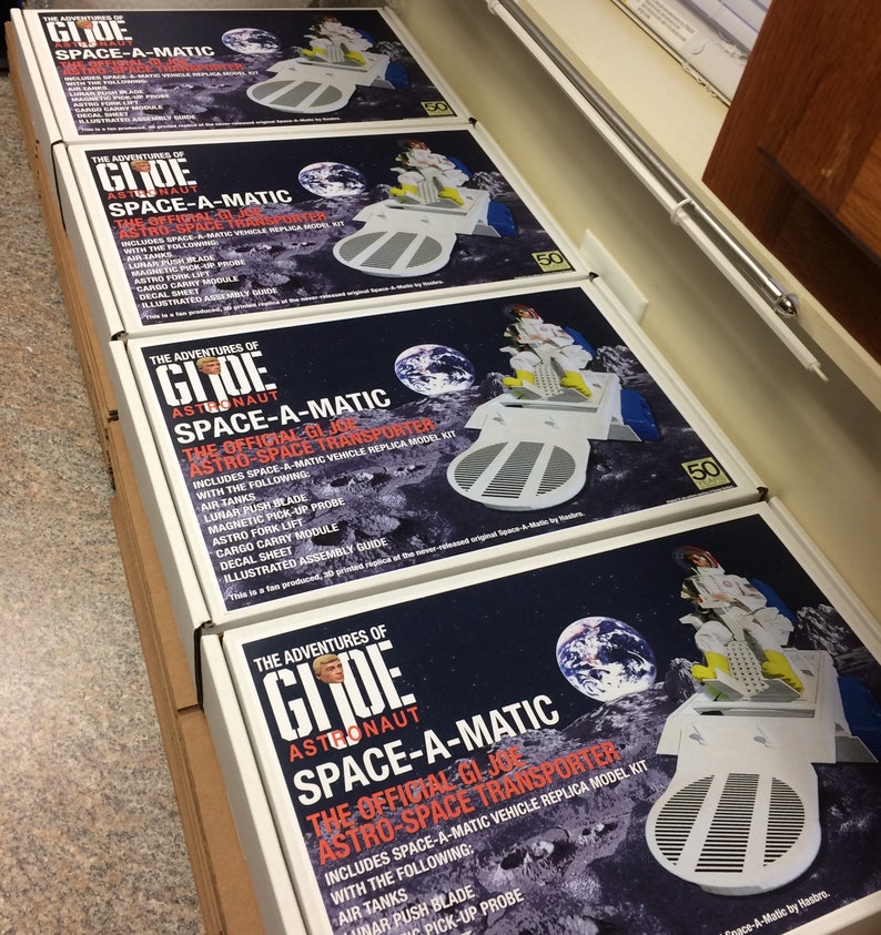 SPACE-A-MATIC 3D printed replica model kit