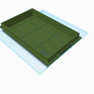 MSV Standard Storage Tray, Mobile Support Vehicle, 3D Print GI Joe Adventure Team