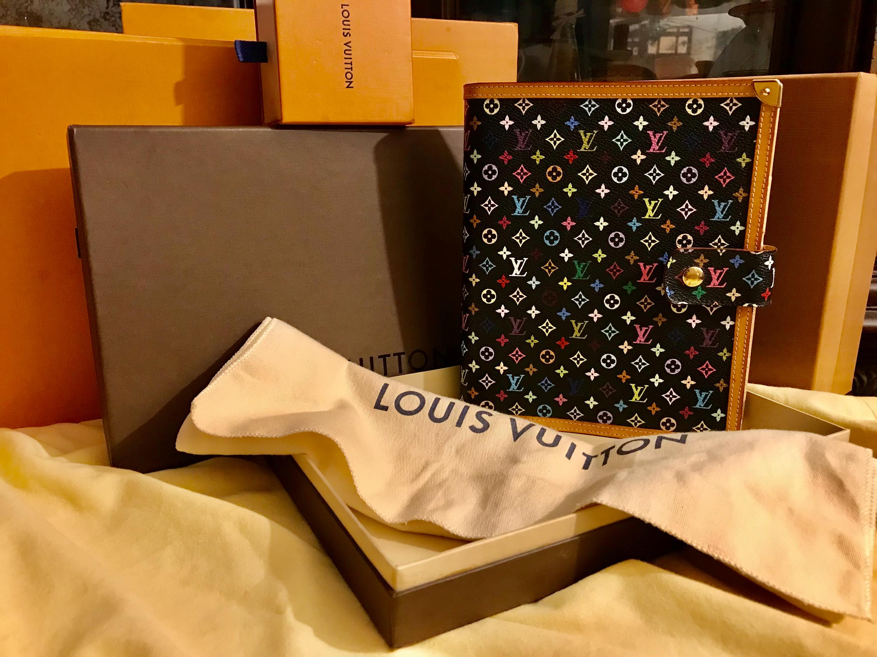 Vintage Louis Vuitton Agenda Multicolor Takashi Murakami
