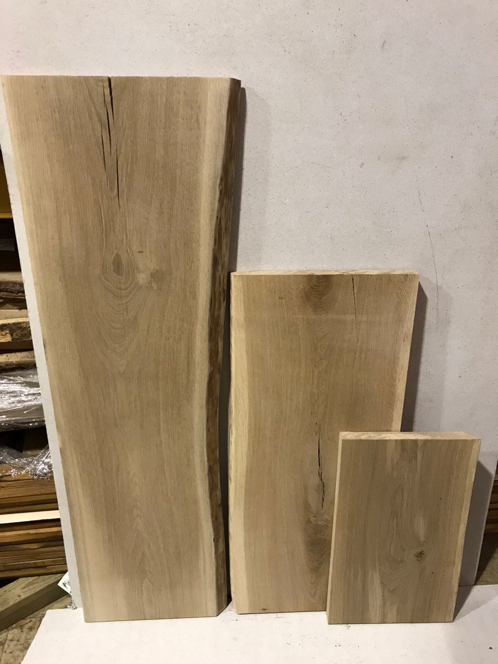 Solid Oak Board Live Edge Rustic Grade Plank Planed 36mm Etsy