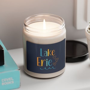 Lake Erie Candle, Lake Erie Cottage, Lake Erie Home, Lake Erie Decor, Lake Erie Souvenir, Lake Erie Soy Candle, Lake Erie, Lake Erie Gift
