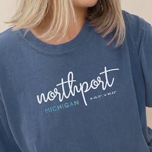 Script Northport Shirt, Northport Shirt, Northport T Shirt, Retro Northport Shirt, Northport Gift, Northport Tee, Northport Michigan