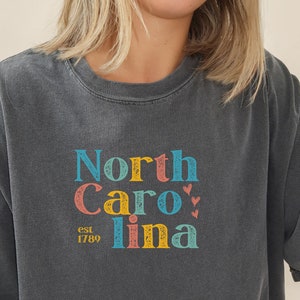 Vintage North Carolina Shirt, Retro North Carolina Shirt, North Carolina T Shirt, Grunge North Carolina Shirt, North Carolina Gift