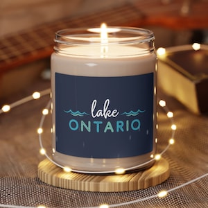 Lake Ontario Scented Soy Candle, Lake Ontario Gift, Lake Ontario Decor, Lake Ontario Cottage, Lake Ontario Candle, Lake Ontario Gift Ideas
