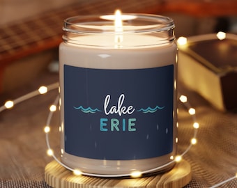 Lake Erie Trendy Scented Soy Candle, Lake Erie Gift, Lake Erie Decor, Lake Erie Cottage, Lake Erie Candle, Lake Erie Gift