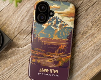Grand Teton National Park Phone Case | Tough iPhone & Samsung Case | Matte or Glossy Finish | Wyoming Phone Case | National Park Gift